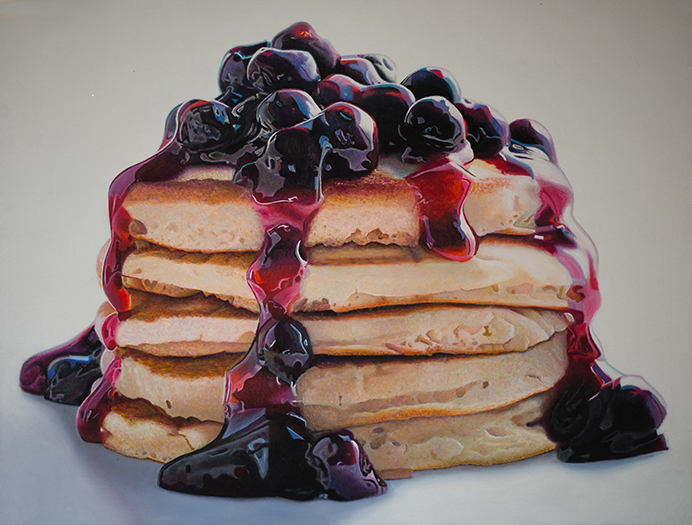 Blueberry Pancakes by Mary Ellen Johnson