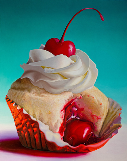 Cherry Filled Cupcake